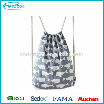 Promotional drawstring bag for shopping with costomized printing
