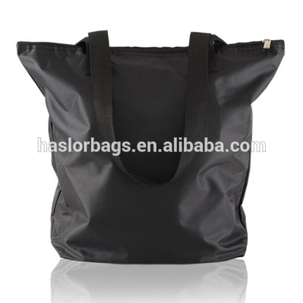 Promotional cheap custom polyester fabric shopping bag