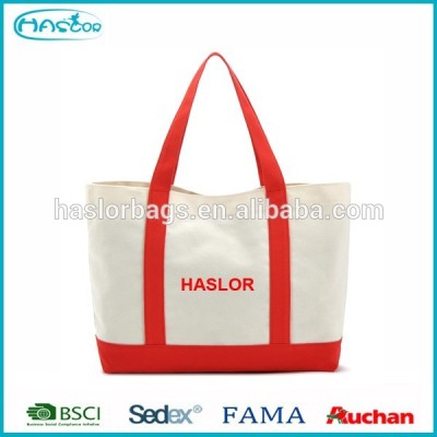 Handled fashion custom cotton canvas shopping tote bag
