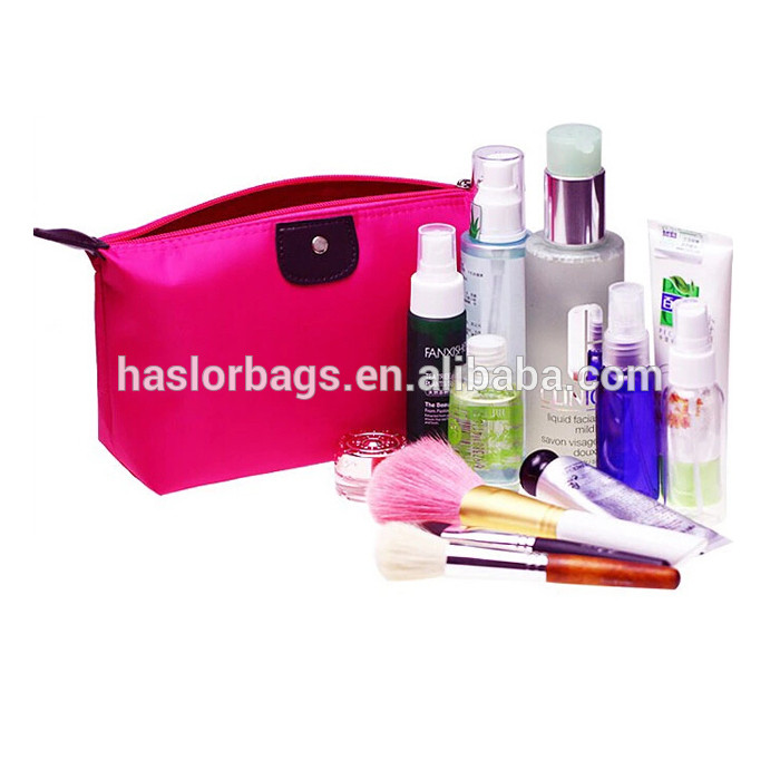 Cheap nylon/polyester cosmetic bag for promotion