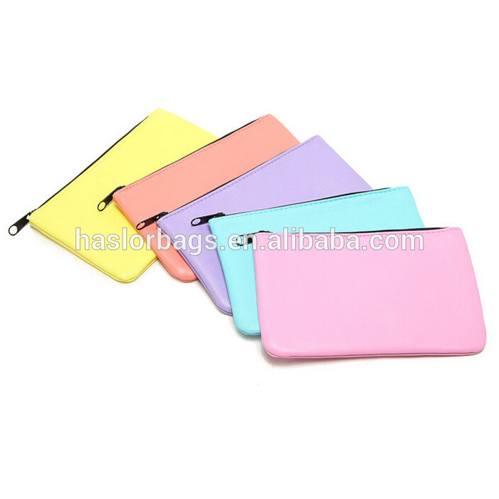 Cosmetic colors zipper pouch for promotion
