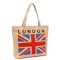 Hot Sale City Name Printed Canvas Tote Bag for Lady