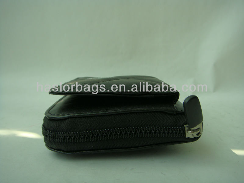 Ladies Fashion Black Leather Wallet