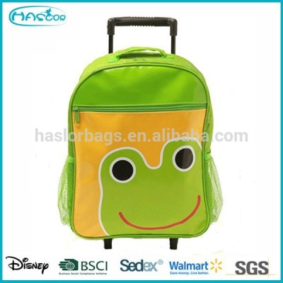 Kids Korean Popular Cute Cartoon Trolley School Bags,School bags with wheels