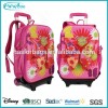 Butterfly Pattern Trolley Backpack for School