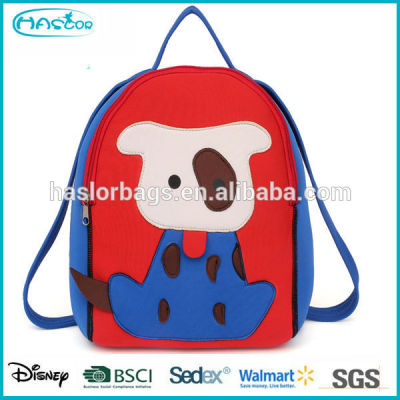 Hot style cute kids dog school bag with factory price