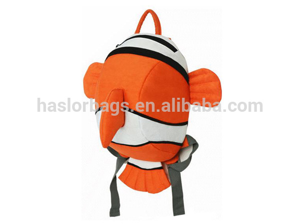 Cute Animal Special Style 3D Kids Fish Backpack,Preschool Small Baby Backpack