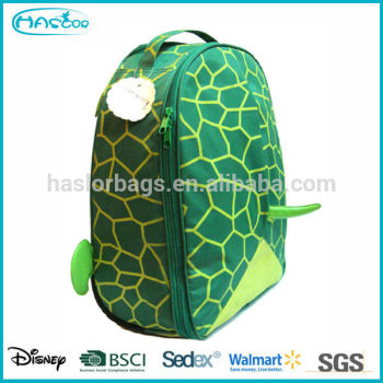 Kids hotselling Cute Mini turtle outdoor backpack,travel Backpack with trolley