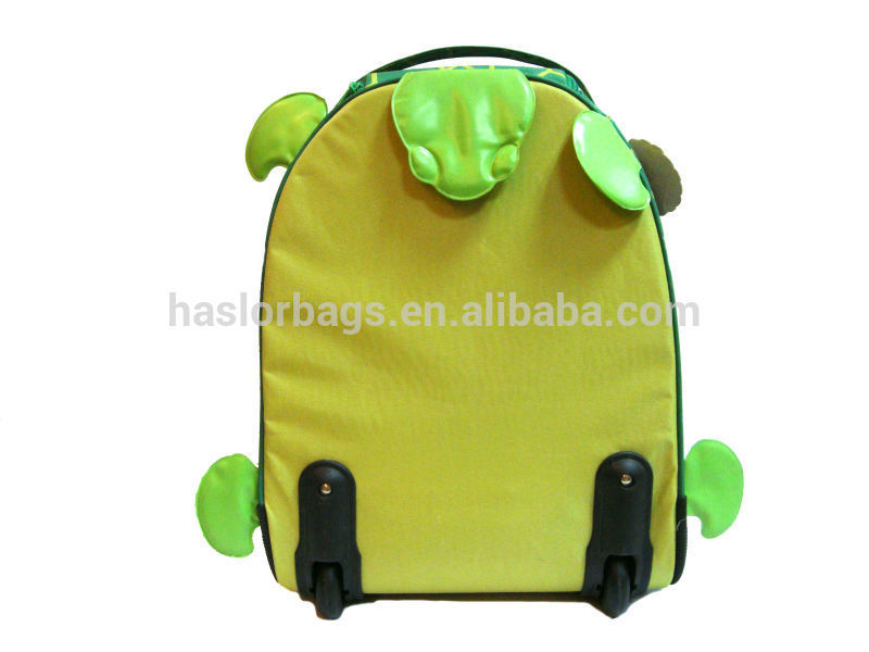 Kids hotselling Cute Mini turtle outdoor backpack,travel Backpack with trolley