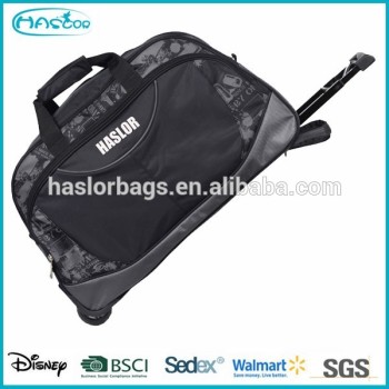 2015 new design high fashion travel bag with trolley