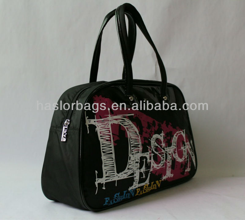 Very Simple Design Black Ladies Fashion Beautiful Handbag