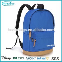 Teenage fashion canvas backpack for college girls