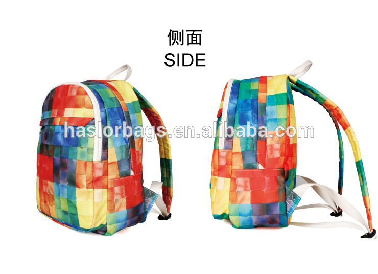 Hot style and best selling colorful punk backpacks for teenagers
