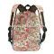 2015 new design beautiful flower allover printing backpack for school girls