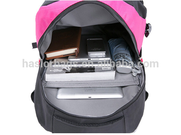 Top Selling ! Wholesale Fashion Polyester High School Backpack ,15 Inch Laptop Backpack