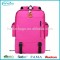 600D Fabric Grey Color Fashion Cheap Simple Backpack