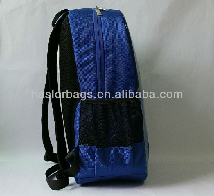 Teen Boys Blue Color Mesh Side Pockets Backpack