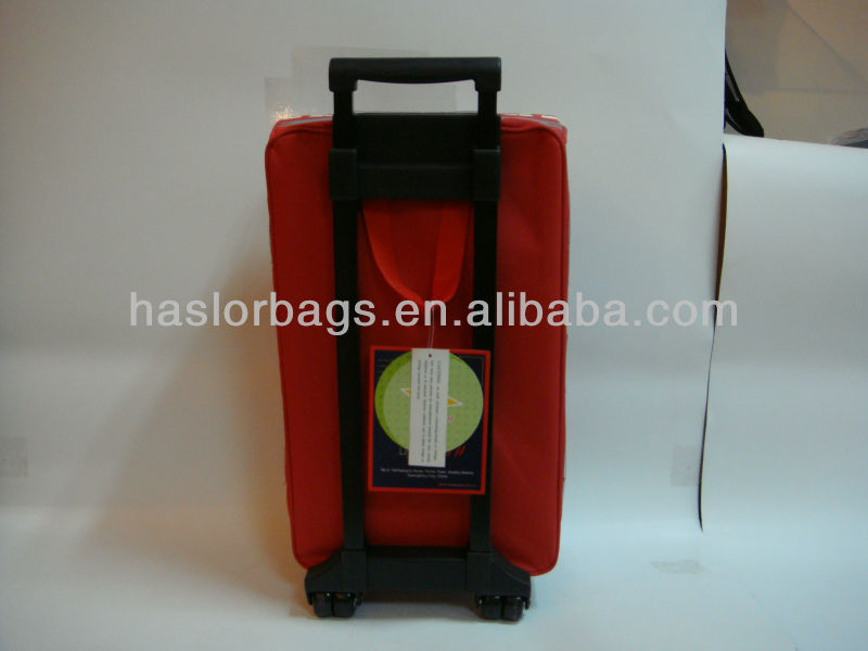 Bus Shaped Design Bright Red Shool Bag
