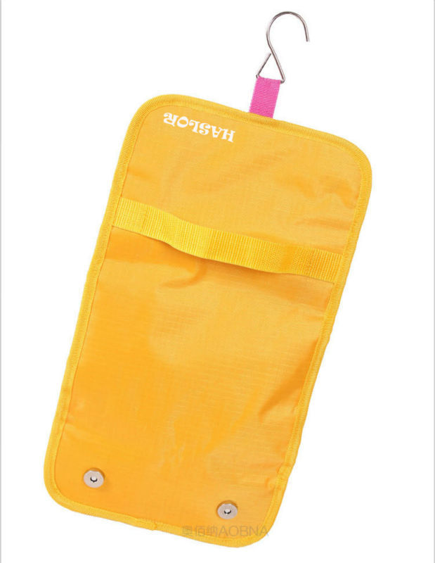 Wholesale waterproof PVC promotional cheap folding cosmetic bag