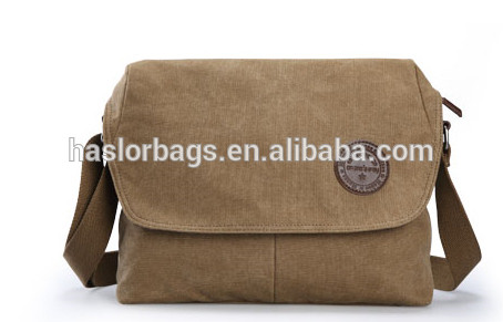 New design durable canvas messenger bags wholesale for men