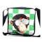 College Boys Shoulder Bags with Animal Printing