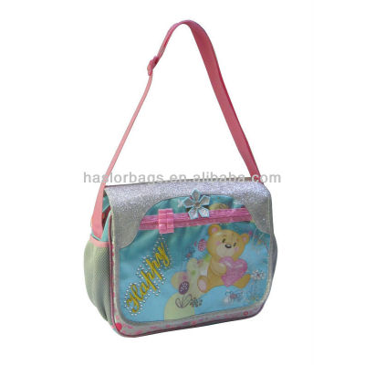 Fashion School Bags 2014 for Girls Messenger Bag for Kids from China School Bag Manufacturer