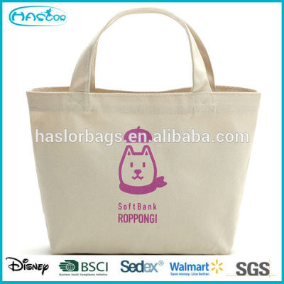 2015 Hot selling durable canvas lunch bag for office
