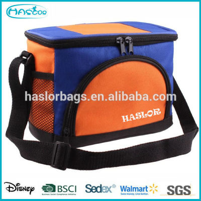 Wholesale custom zippered thermal insulated cooler bag for beer bottle