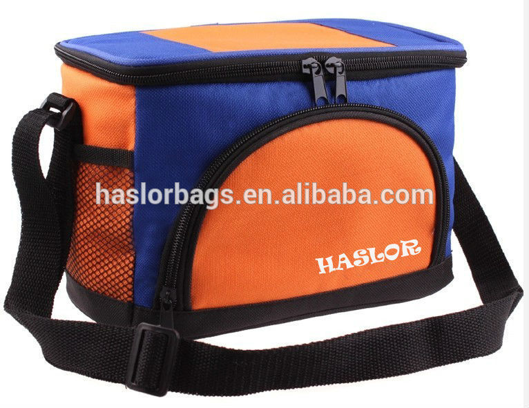 Wholesale custom zippered thermal insulated cooler bag for beer bottle