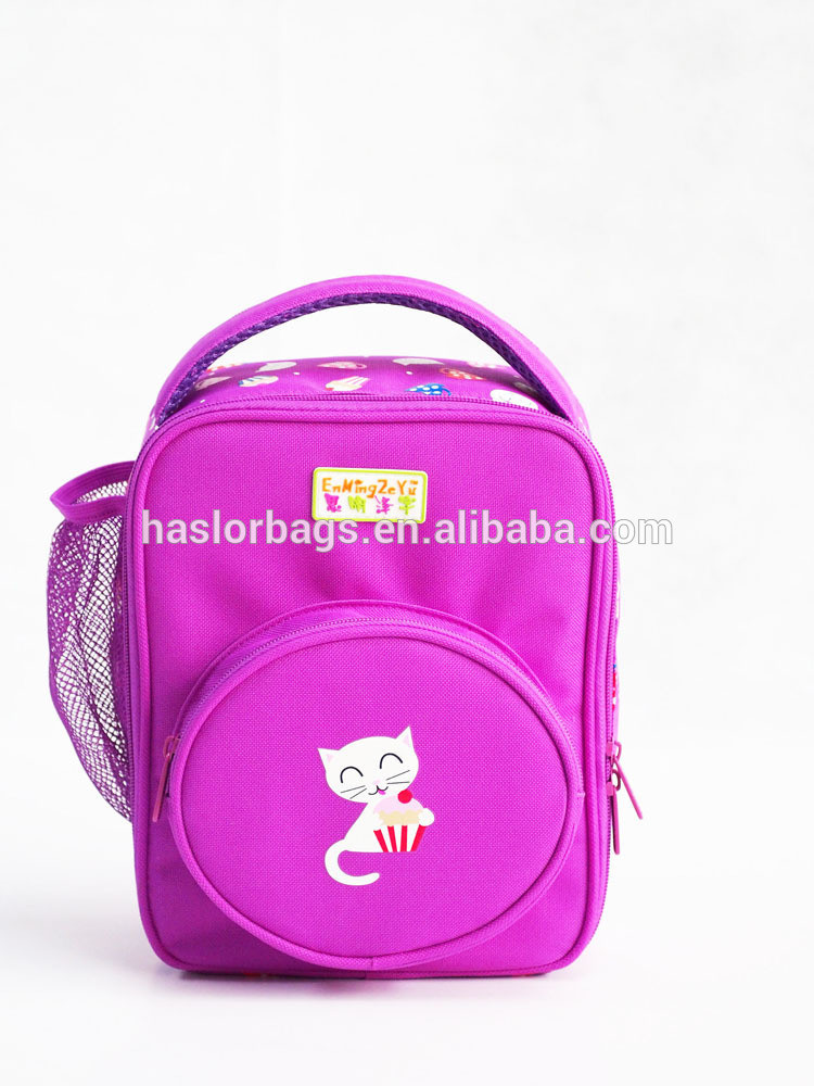 2015 Cute design hot sale pink mini cooler bag for kids
