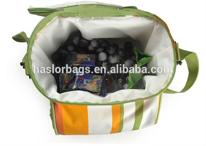 2015 new fashion design custom inner cool lunch bag for picnic