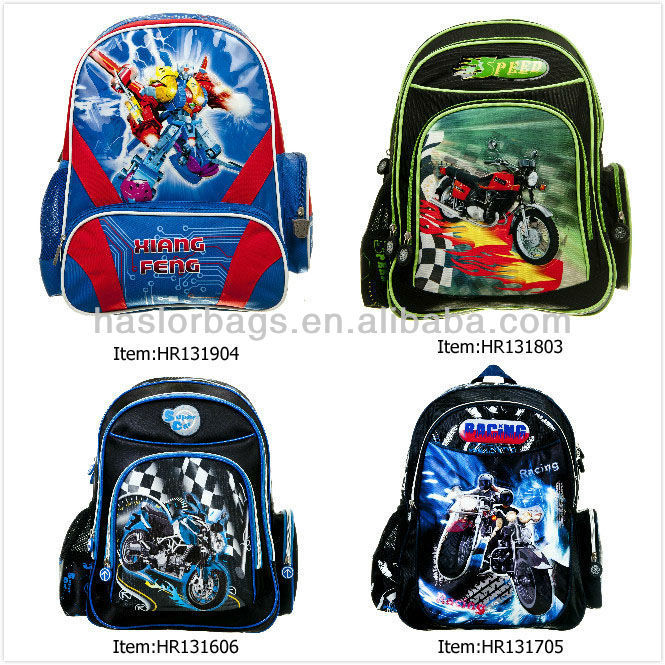 Different Models New Design Fashion School Bags 2014 for Teenagers Boys