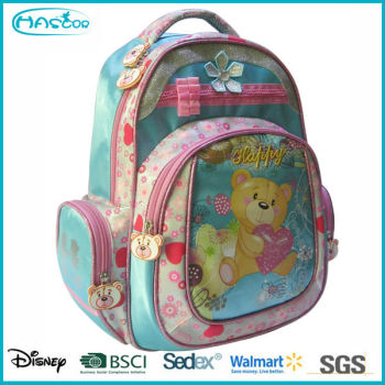 2016 Wholesale Cute Cheap Kids School Bag Backpack for girls
