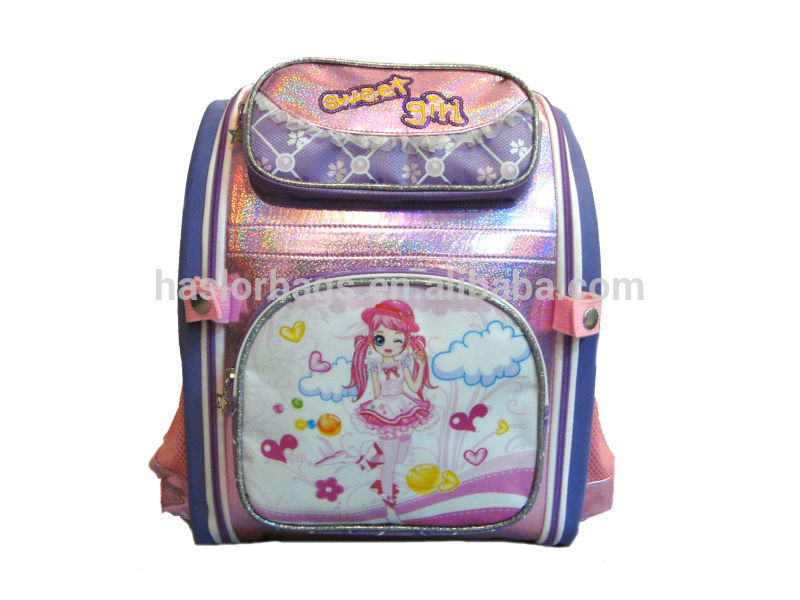 EVA Purple Fashionable Children backpacks,School Bag for kids