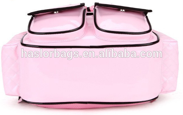 New Arrival PU Fashion Youth School Bag for Girl
