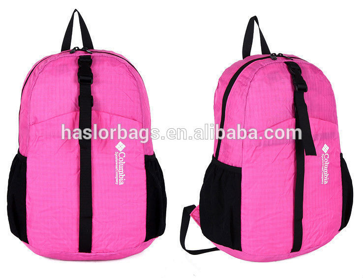 Promotion Multicolor Nylon Girls School Bags Backpak