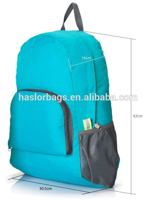 2015 New Style Fold Korean School Bag for High School