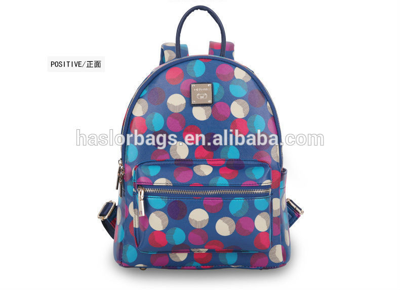 2015 New design and hot style fashion backpack for teenage girls
