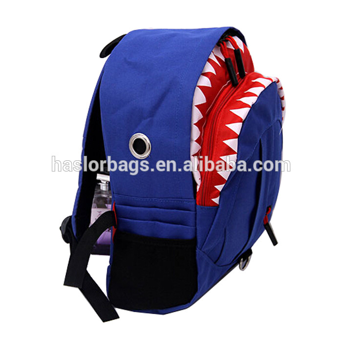 2015 trend 3D cartoon kids shark backpack