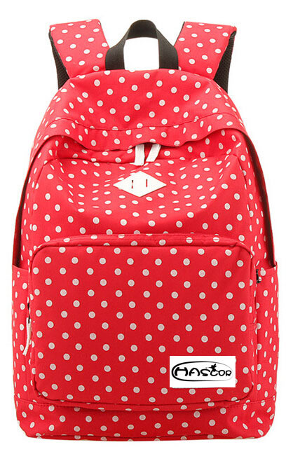 Fashion Canvas Backpack for Teenage Girls