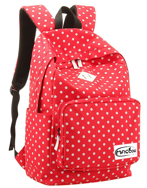 Girl Heavy Duty Canvas Backpack Bag for High School