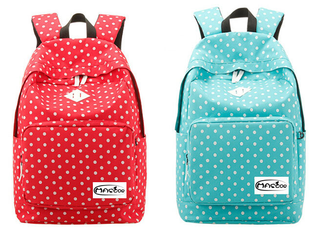Fashion Canvas Backpack for Teenage Girls