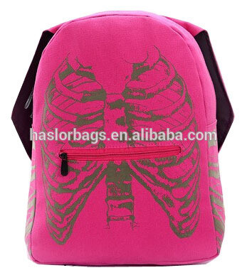 2015 New Design of Novelty Skull Backpack with Cap