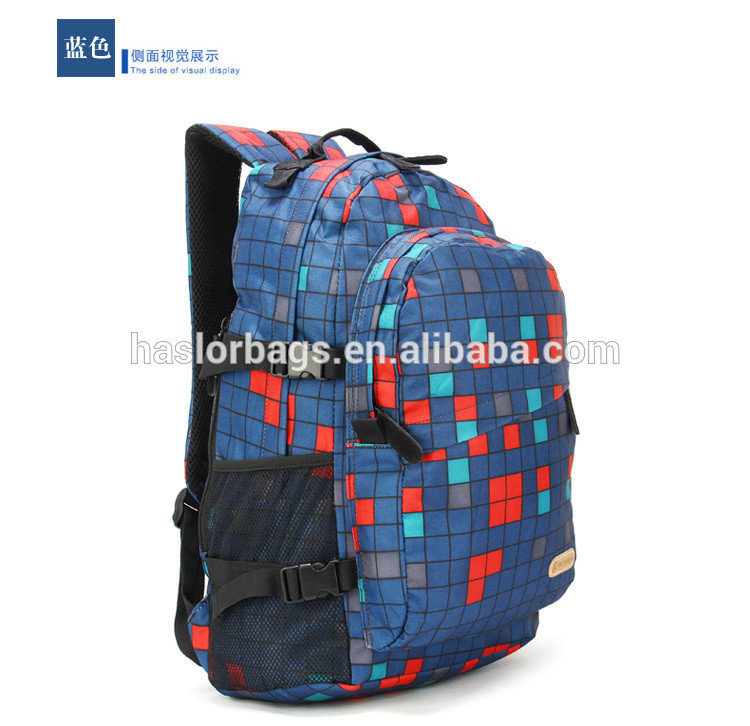 2015 wholesale custom Latest fashion school backpack with high quality