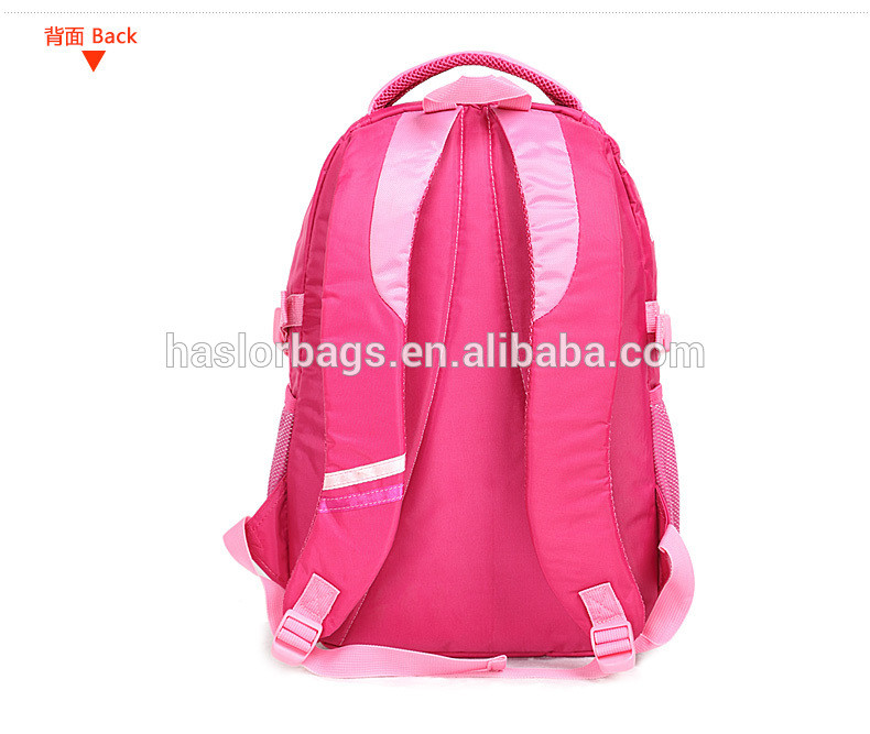 2015 New design lovely and beautiful pattern school backpack for girls