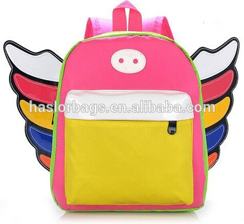 2015 New Design of Kids Novelty Backpacks with Wings