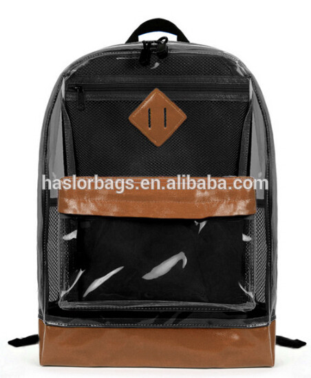 Fashion Transparent Plastic Backpack for Teens