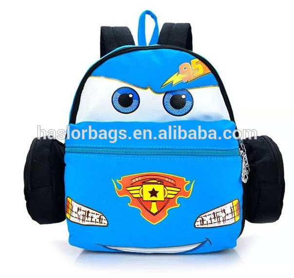Cute Kids School Bags with Car Design