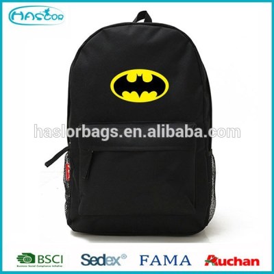 2015 new cool design batman school bag for teen boys