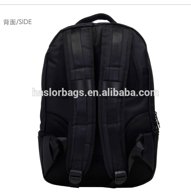 2015 sample design balck polyester with good quality school bags for boys